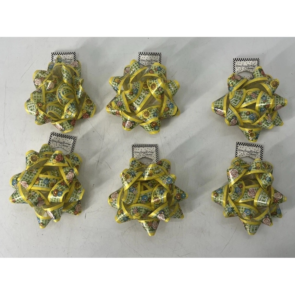 Mary Engelbreit ME Set of 6 Bows New USA Made vintage